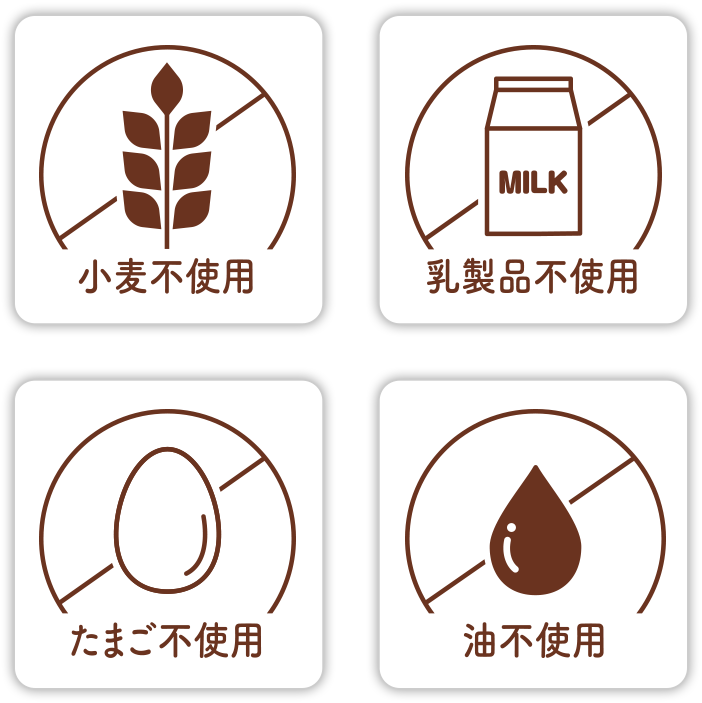 不使用マークの例